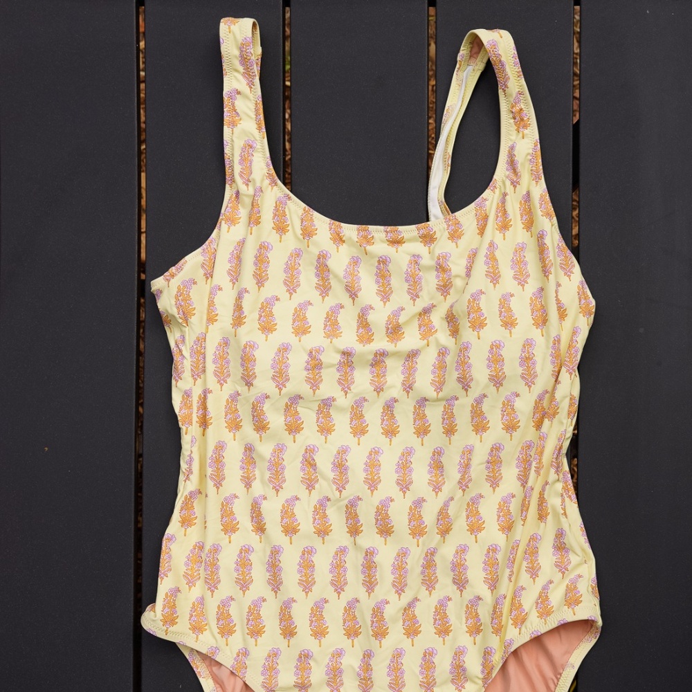 J Crew Tank Swimsuit with SZ Blockprints, Size 16, NWT